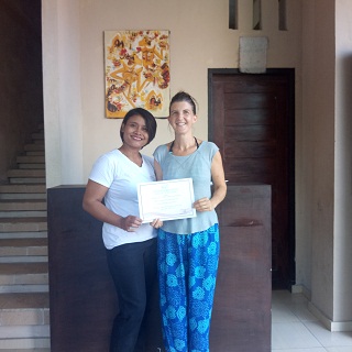 Reeva Bali Spa School Student